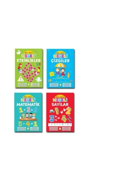 Ema Çocuk Ema Çocuk Eğitici Öğretici Neşeli 4lü Set ürün görseli 1