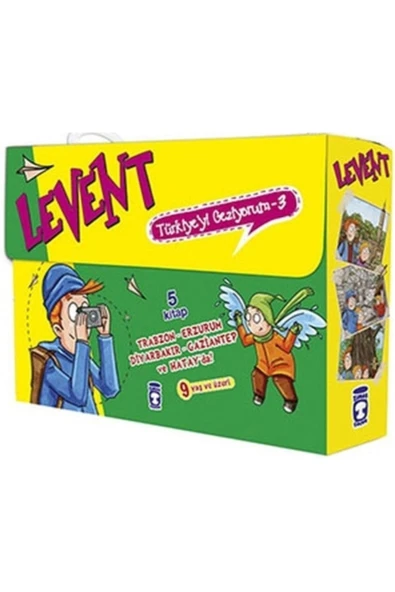 Timaş Yayınları Levent Türkiye'yi Geziyorum Seti - 3 (5 Kitap Takım) - Mustafa O ürün görseli 1