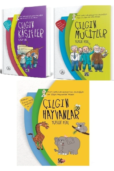 Genç Nesil Çılgınlar Serisinden 3 Kitap Yusuf Asal Dan Müthiş Anlatım ürün görseli 1