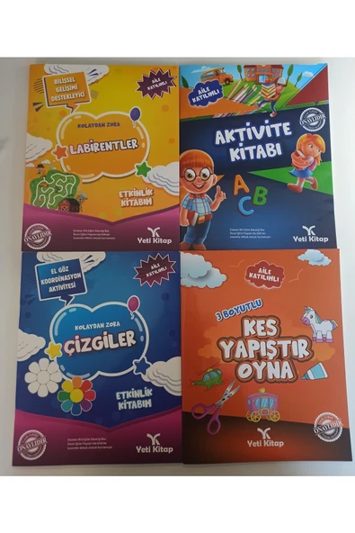 yeti kitap 6-7 Yaş Eğitim Setim (4 Kitap)