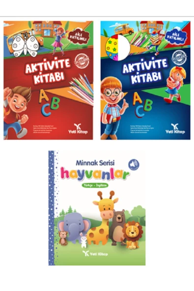 yeti kitap 3-4 Yaş Evde Etkinlik Setim ürün görseli 1