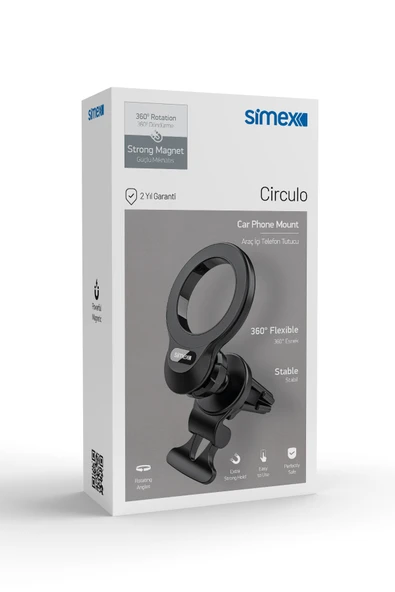 Simex Magsafe Petege Takmali Miknatisli Telefon Tutucu ST-207 Circulo - 5