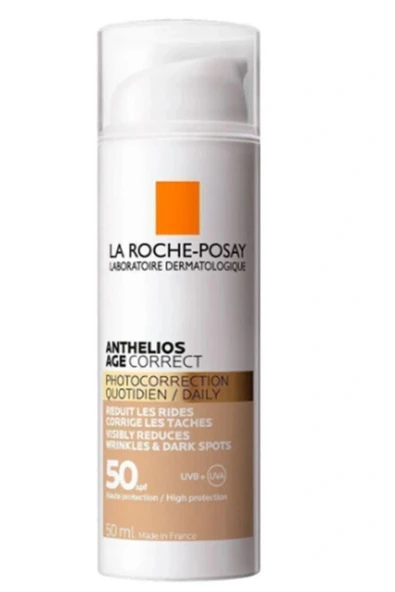 La Roche Posay Anthelios Age Correct SPF50+ Yaşlanma Karşıtı Renkli Yüz Güneş Kremi 50 ml ürün görseli 1