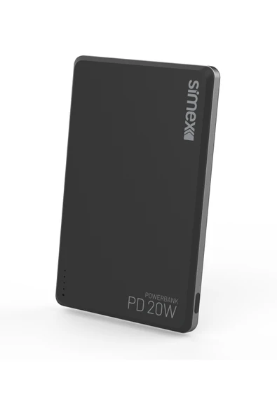 Simex  5000mAh Wireless Şarj Power Bank S-40 Slimo - 2