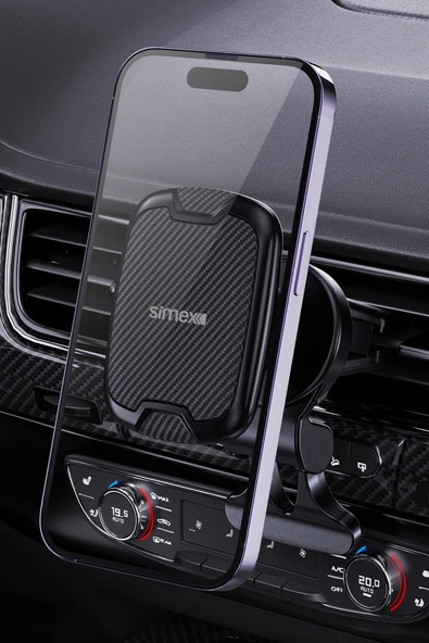 Simex Araç içi Petege Takmali Güçlü Mıknatıs Telefon Tutucu Aqua Mini - 3