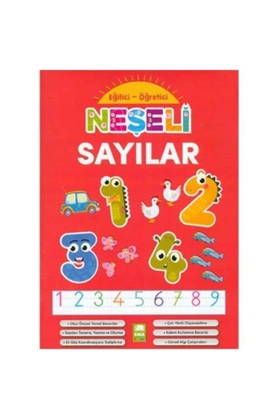 Ema Çocuk Okul Öncesi Anaokulu Neşeli Sayılar Aktivite Etkinlik Kitabı 1 2 3 4 Yaş ürün görseli 1