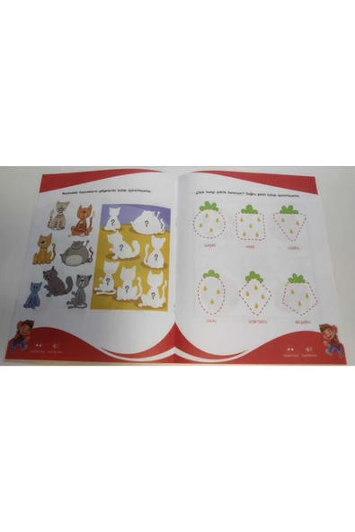 yeti kitap 3-6 Yaş Anaokulu Okul Öncesi Etkinlikler Seti 3 Lü Set - Resim 5