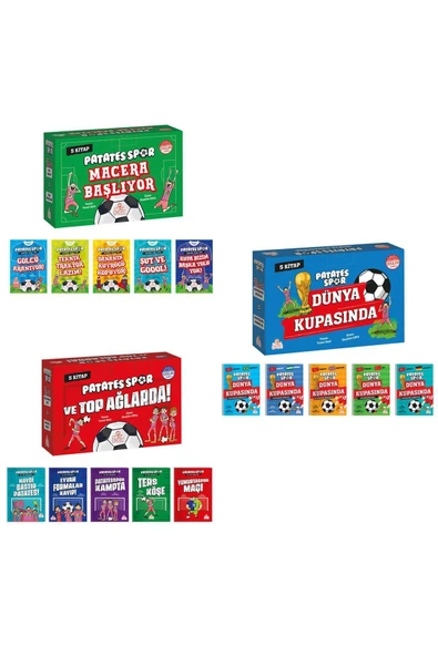 Nesil Çocuk Yayınları Patatesspor 1/2/3 Macera Başlıyor/Ve Top Ağlarda!/Dünya Kupasında ürün görseli 1