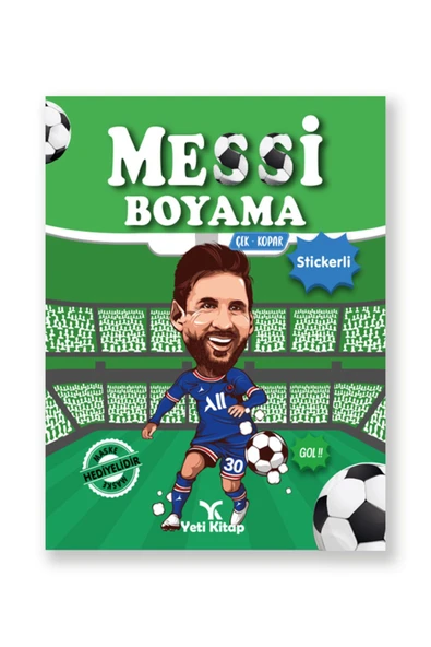 yeti kitap Futbolcu Boyama Kitapları (ronaldo Messi Neymar Mbappe Efsaneler) - 2