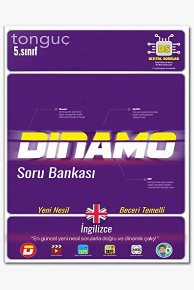 Tonguç Yayınları 5. Sınıf İngilizce Dinamo Soru Bankası / Kolektif / Tonguç Akademi / 9786254222504