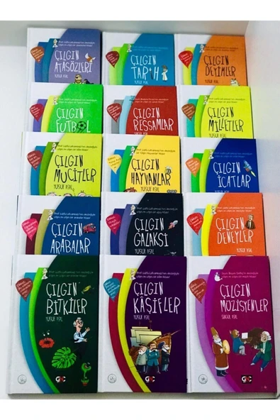 Nesil Genç Genç Nesil Yusuf Asal Çılgın Kitaplar Serisi 15 Kitap Ciltli Set Çılgın Serisi Tamamı Ciltli ürün görseli 1