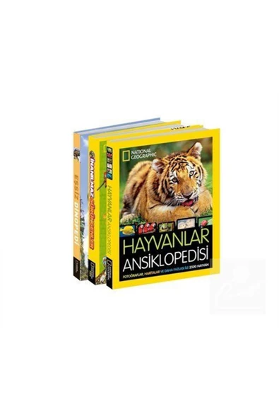 Beta Kids Yayınları National Geographic Kids Hayvanlar Ansiklopedi Seti (3 Kitap) ürün görseli 1