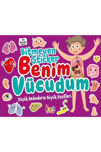Timaş Yayınları Bitmeyen Stıcker - Benim Vücudum ürün görseli 1