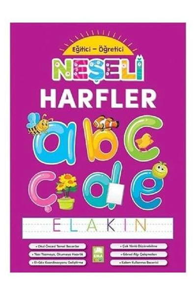 Ema Çocuk Okuyan Çocuk - Neşeli Harfler - Eğitici Öğretici ürün görseli 1