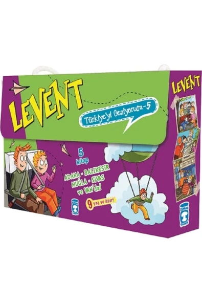 Timaş Yayınları Levent Türkiye'yi Geziyorum - 5 (5 KİTAP TAKIM) Timaş Çocuk Mustafa Orakçı Ela Kitap ürün görseli 1