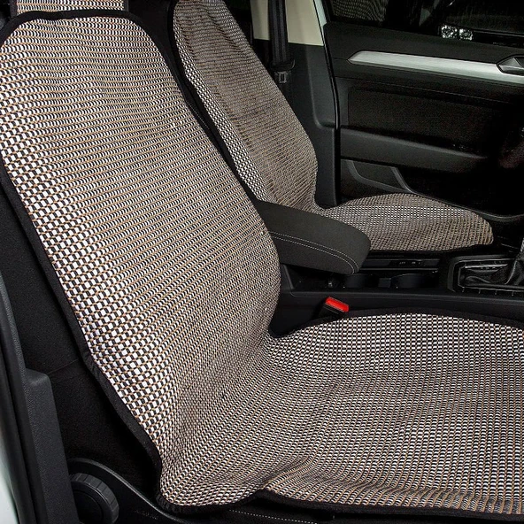 Space Space Kilim Minder 2li Set Klasik Füme/Beyaz/Bej / KLMNY201-1