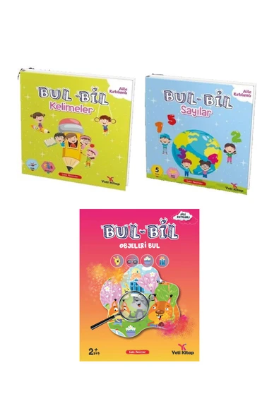 yeti kitap 2-4 Yaş Bul-bil Etkinlik Kitap Seti (3 Kitap) ürün görseli 1