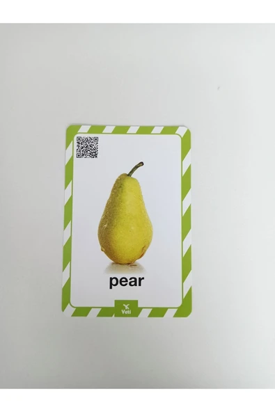 yeti kitap Ingilzce Kelime Kartlarımı Meyveler Ve Sebzeler - Resim 2