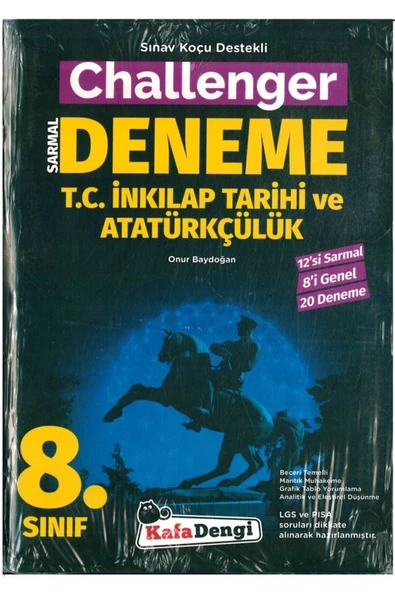 Kafa Dengi Yayınları Kafadengi 8. Sınıf Lgs Challenger T.c. Inkılap Tarihi Sarmal Deneme ürün görseli 1