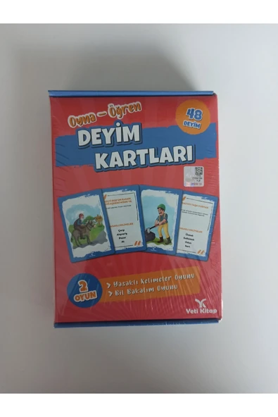 yeti kitap Deyim Kartları (Oyna-Öğren) Yeti Kitap(Koruma Poşetli)