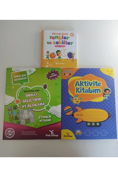 yeti kitap 2-4 Yaş Beyin Geliştirme Etkinlik Setim ürün görseli 1