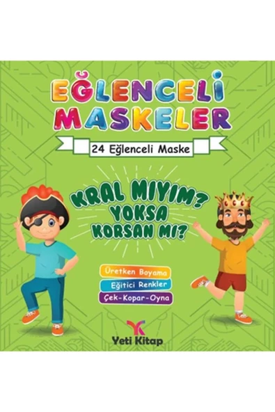 yeti kitap Eğlenceli Maskeler Kral Mıyım Yoksa Korsan Mı? ürün görseli 1