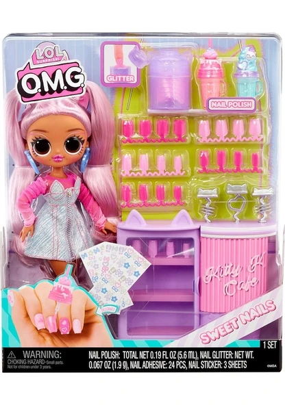 LOL Surprise Sweet Nails Omg Kitty K Kafe Lisanslı Ürün ürün görseli 1