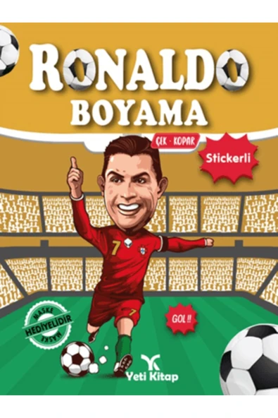 yeti kitap Ronaldo Boyama Kitabı ürün görseli 1
