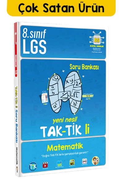 REHBER MATEMATİK YAYINLARI 8. Sınıf Matematik Taktikli Soru Bankası ürün görseli 1