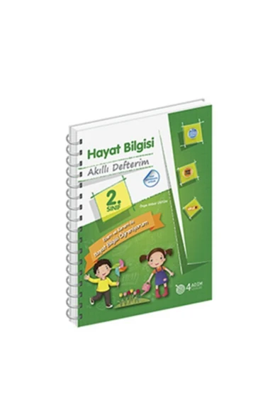 4 Adım Yayınları 2. Sınıf Hayat Bilgisi Akıllı Defterim 4 Adım Yayınları ürün görseli 1