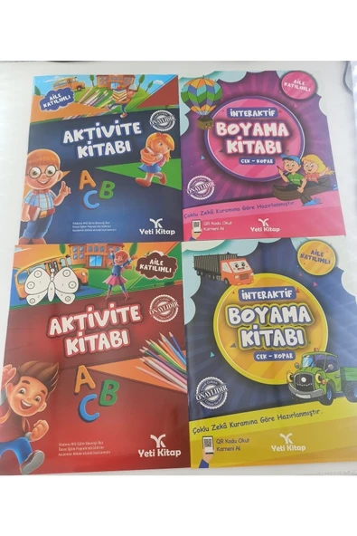 yeti kitap 4 Okul Öncesi Aktivite Setim (4 Kitap) ürün görseli 1