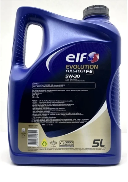 Elf Evolution Full-Tech FE 5W-30 5 lt Motor Yağı - 2
