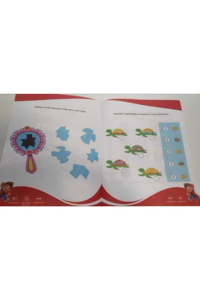 yeti kitap 3-6 Yaş Anaokulu Okul Öncesi Etkinlikler Seti 3 Lü Set - Resim 4