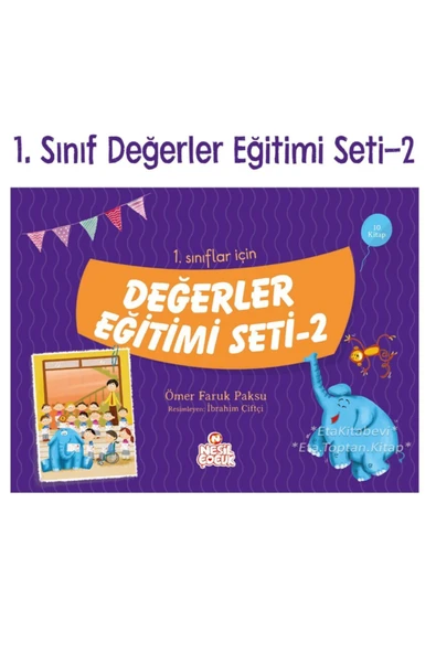 Nesil Yayınları 1. Sınıflar Için Değerler Eğitimi 2. Set (10 Kitap) ürün görseli 1