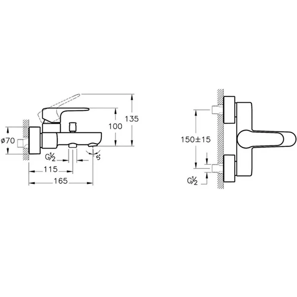 Artema Root Round Banyo Bataryası - 4