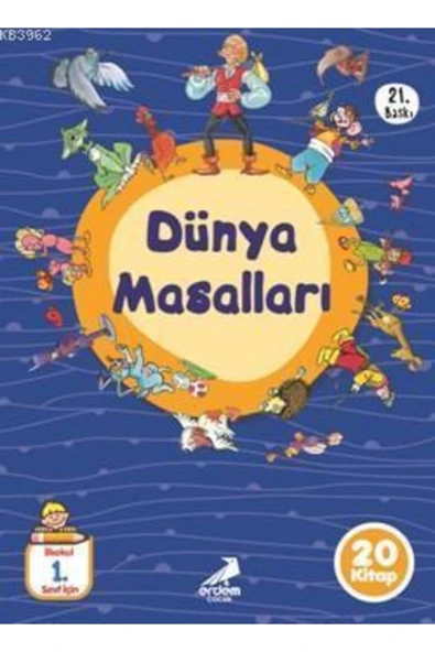 Erdem Yayınları Kıda K10 Düz Yazılı Dünya Masalları (20 Kitap Takım) ürün görseli 1