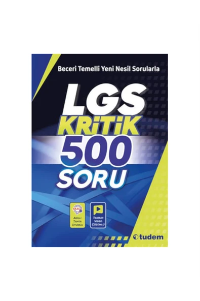 Tudem Yayınları Lgs Kritik 500 Soru ürün görseli 1