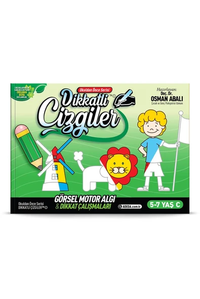 Adeda Yayıncılık Zeka Ve Gelişimi Destekleyen Çizgiler - C Kitabı ürün görseli 1