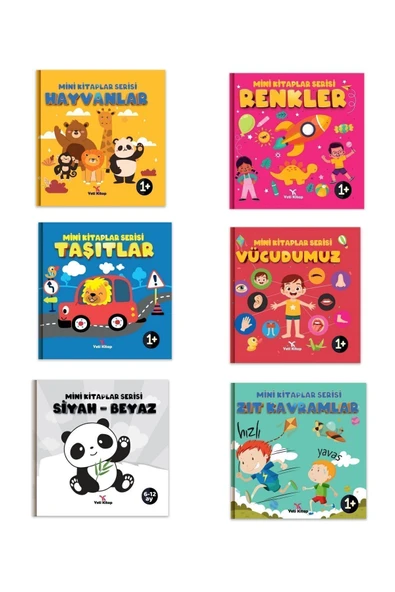 yeti kitap 0-2 Yaş Bebek Gelişim - İlk Kitabım Serisi (0-24 Ay Bebek Kitapları) 6 Kitap Kutulu Set ürün görseli 1