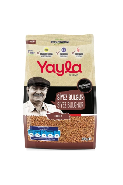 Yayla Gurme Siyez Bulgur 500 gr ürün görseli