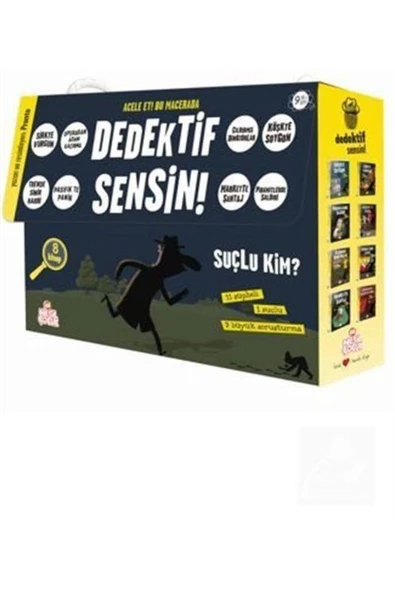 Nesil Çocuk Yayınları Dedektif Sensin / İki Set Bir Arada 8 Kitap ürün görseli 1