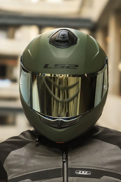 STROBE 2 MAT YEŞİL KASK - 2