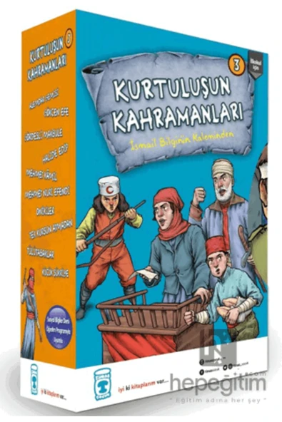Timaş Çocuk Kurtuluşun Kahramanları 3 Seti (10 Kitap Takım) - Resim 2
