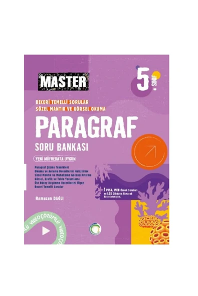 Yanıt Yayınları Okyanus Yayınları YENİ 5. SINIF MASTER PARAGRAF SORU BANKASI 2025 (155 SYF.) ürün görseli 1