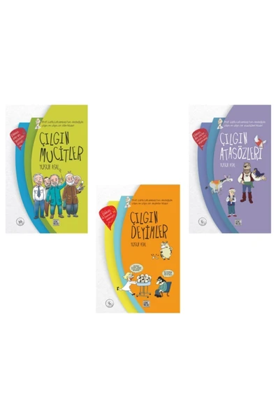 Genç Nesil Çılgın Bilgiler Serisi 3 Kitap Set Çılgın Mucitler Çılgın Deyimler Çılgın Atasözleri