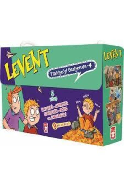 Timaş Yayınları Levent Türkiyeyi Geziyorum 4 Set - (5 Kitap) Inları ürün görseli 1