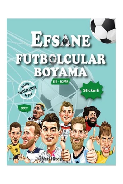 yeti kitap Efsane Futbolcular Boyama Kitabı / / Feyyaz Ulaş ürün görseli 1