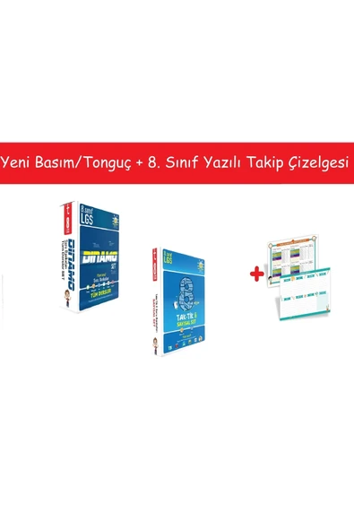 Tonguç Yayınları Tonguç 8. Sınıf Dinamo Tüm Dersler Soru Bankası Set & 8. Sınıf Taktikli Sayısal Set + Yazılı Takip Ç ürün görseli 1