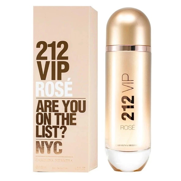 Carolina Herrera 212 Vip Rose EDP 125 ml Kadın Parfümü - Resim 2