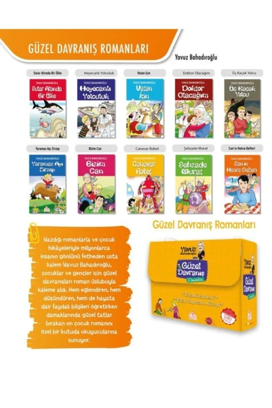 Nesil Çocuk Yayınları Güzel Davranış Romanları Seti 10 Kitap ürün görseli 1